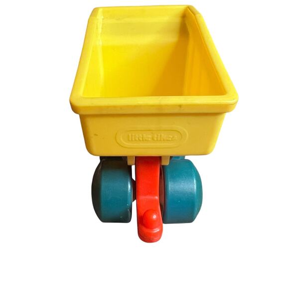 VINTAGE LITTLE TIKES TODDLE TOTS CONSTRUCTION DUMPTRUCK WITH CONSTRUCTION WORKER - Picture 3 of 9